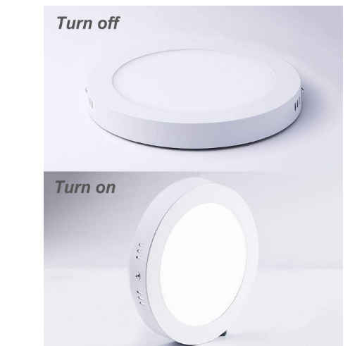 Gesto 18W Round Shape Cool Day White LED Surface Mounted Light for Home, 