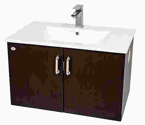 Dazzle Kitchen Modular Bwr Plywood Vanity Washbasin Cabinet(Wenge Wallnut)