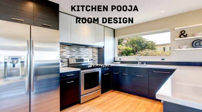 Kitchen Pooja Room Design 
